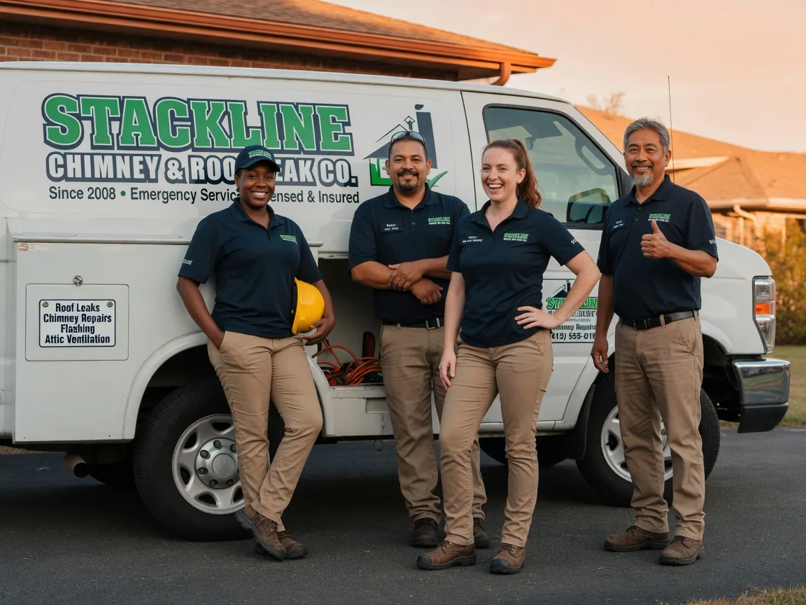 Chimney flashing repair company in Keithville, LA